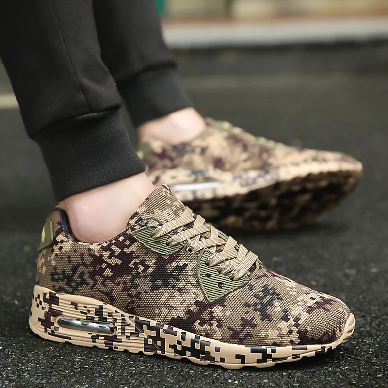 

Running Shoes Men Sneakers Couples Sport Athletic Zapatillas Outdoor Excsies Camouflage Breathable Trainer Shoes For Men Plus 46