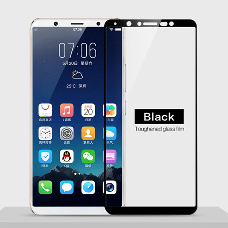3D закаленное стекло для Vivo X20 полное покрытие 9H защитная пленка Защита экрана