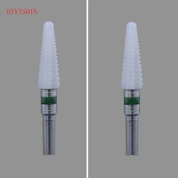 

2Pcs/Lot White Zirconia Ceramic Dental Lab Burs - Conical Shape - Cross Cut (4305.040)