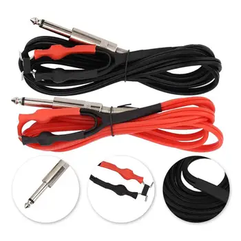 

2 Colors 1.8m Tattoo Clip Cord Silicone Clip Cord Tattoo Hook Line For Tattoo Power Kit Set Supply