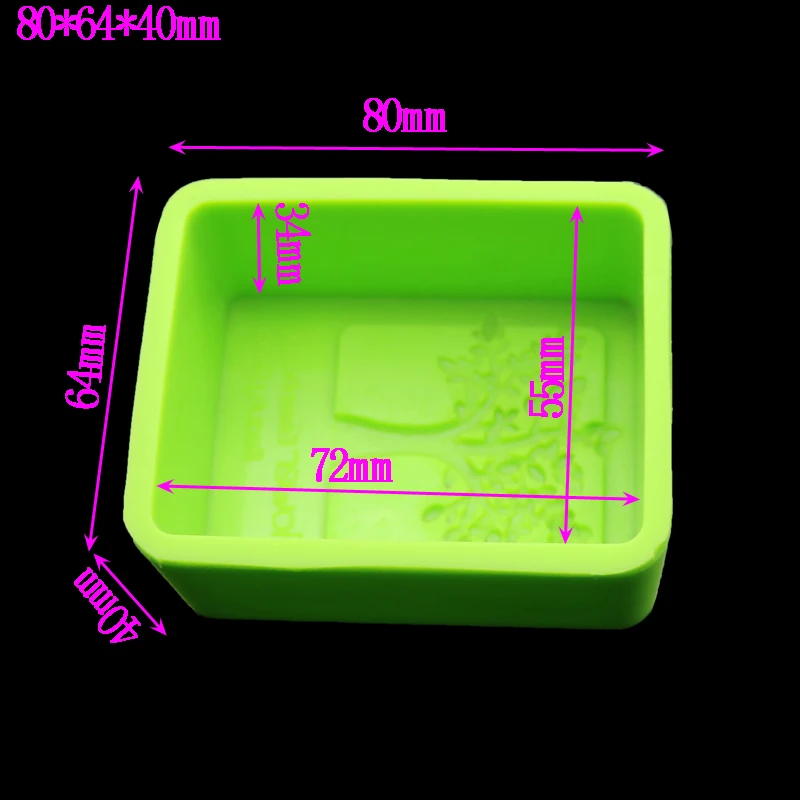 Прямоугольная силиконовая форма для мыла, натуральное мыло в форме ...