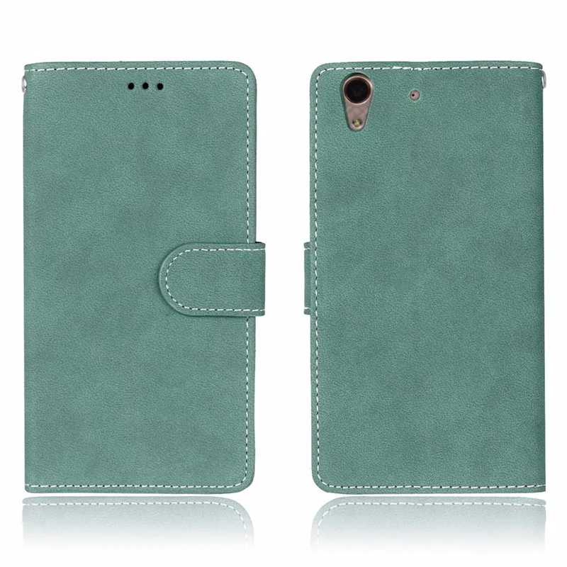 For Huawei Y6 II Case 5.5 Inch Wallet PU Leather Back Cover Phone Case For Huawei Y6 II Y6II Y6 2 Case Protective Flip Bag (45)