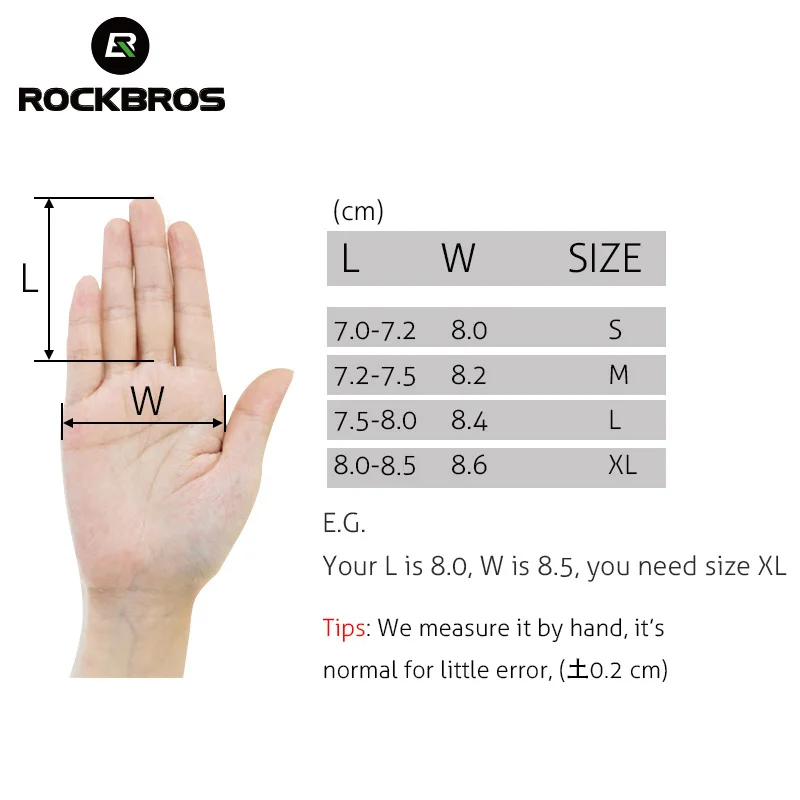 ROCKBROS Велосипед Перчатки Полный Finger MTB Сенсорный Экран Гель Мягкий Дышащий