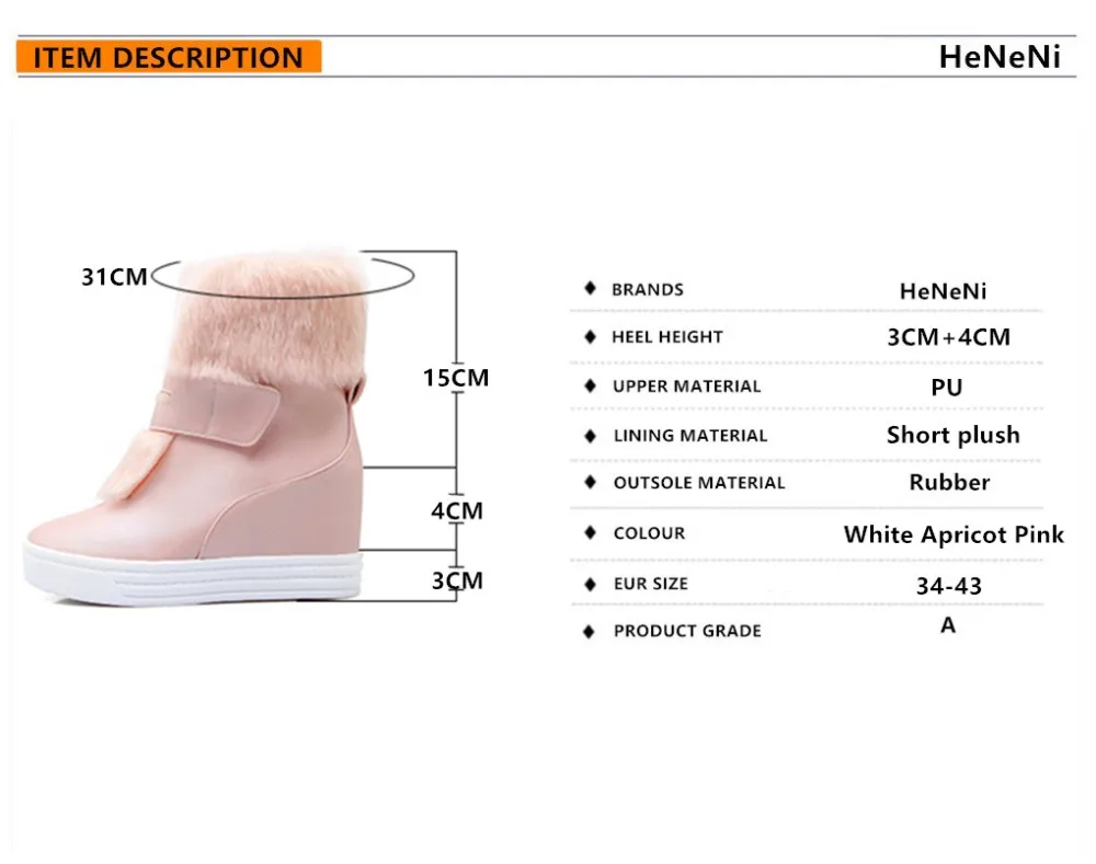 Зимние женские ботильоны; меховые зимние ботинки на платформе; женские плюшевые кроссовки; повседневная обувь на плоской подошве; женская обувь; большие размеры 34-43
