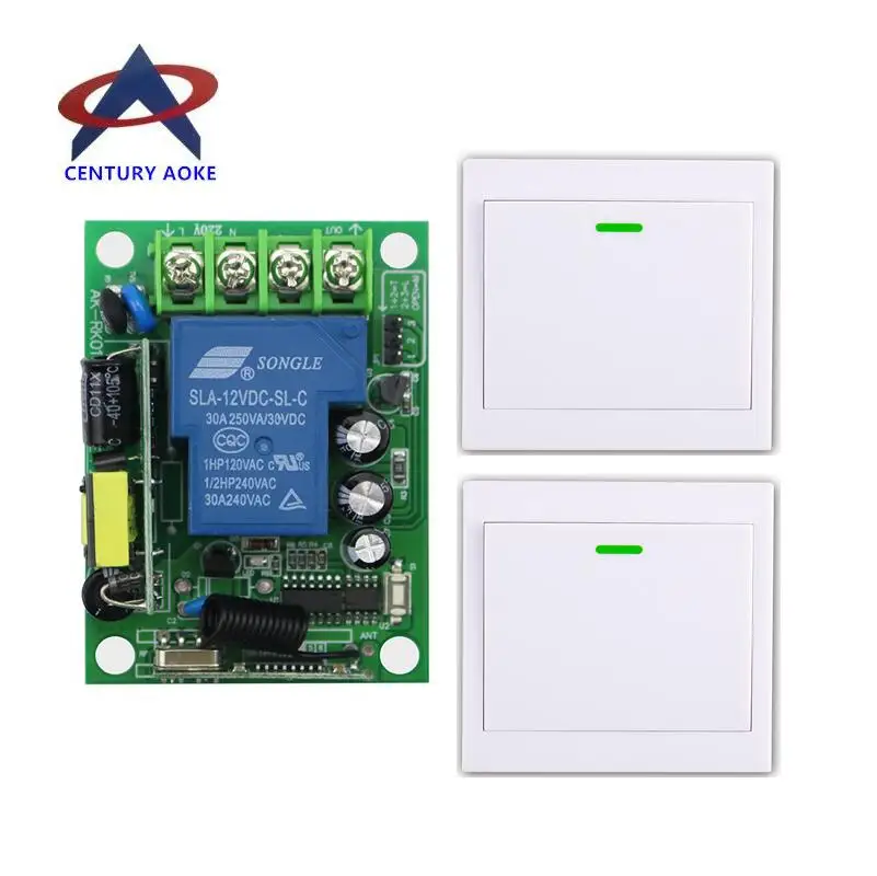 30A RF беспроводной пульт дистанционного управления AC 85V 110V 120V 220V простое