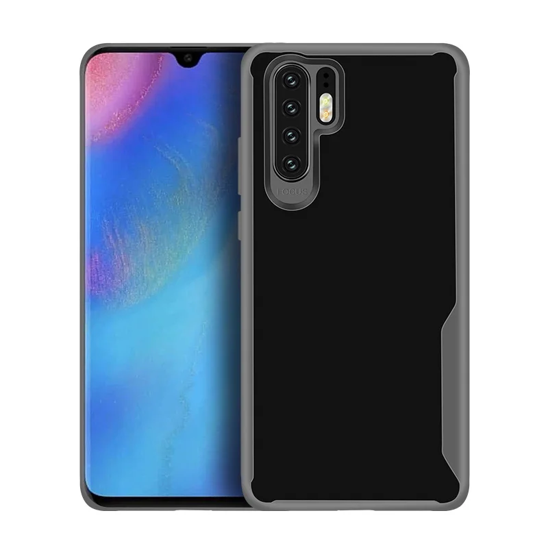KHW2091B_1_JONSNOW Soft Case for Huawei P30 Pro Transparent Anti-knock Protect Cases Soft Glue All-inclusive Back Cover