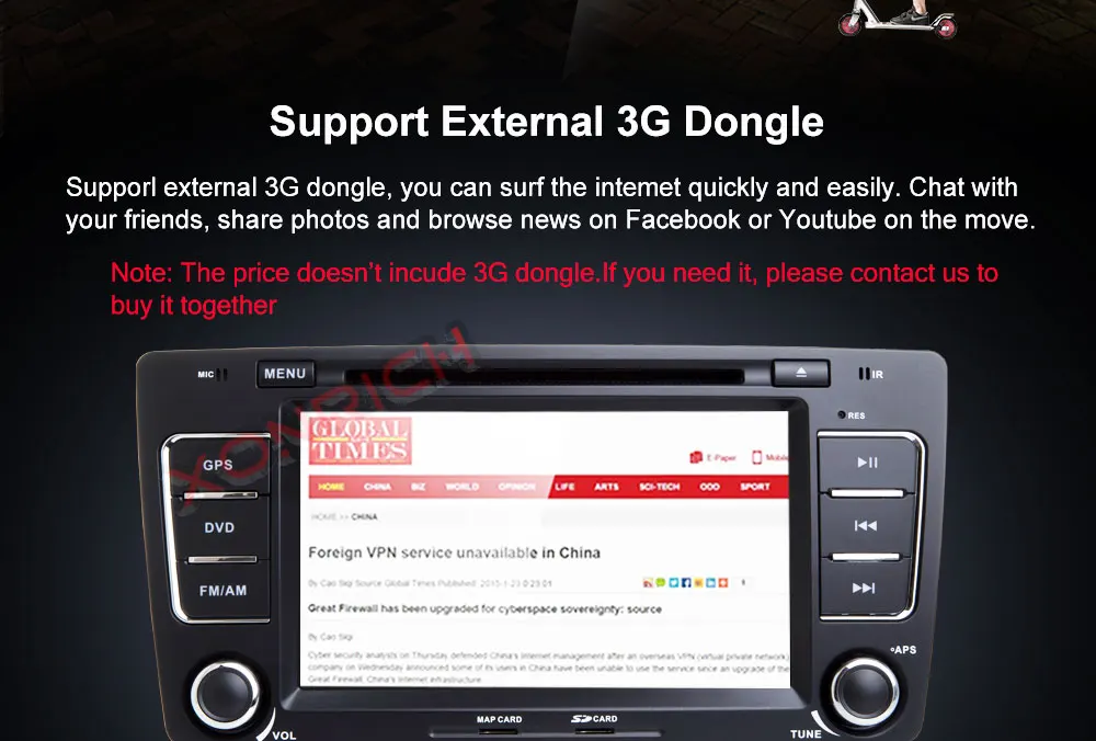 Excellent Car Multimedia player GPS Autoradio 2 Din 7 Inch For SKODA Octavia 2009-2013 Bluetooth FM Radio RDS WIFI DVR SD 11