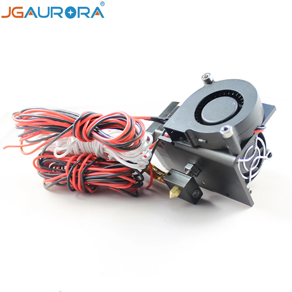 

JGAURORA MK8 Extruder for FDM 3d printer Z-603S Hot End with Heating Tube and Thermistor Extruder Stepper Motor and 0.4mm nozzle