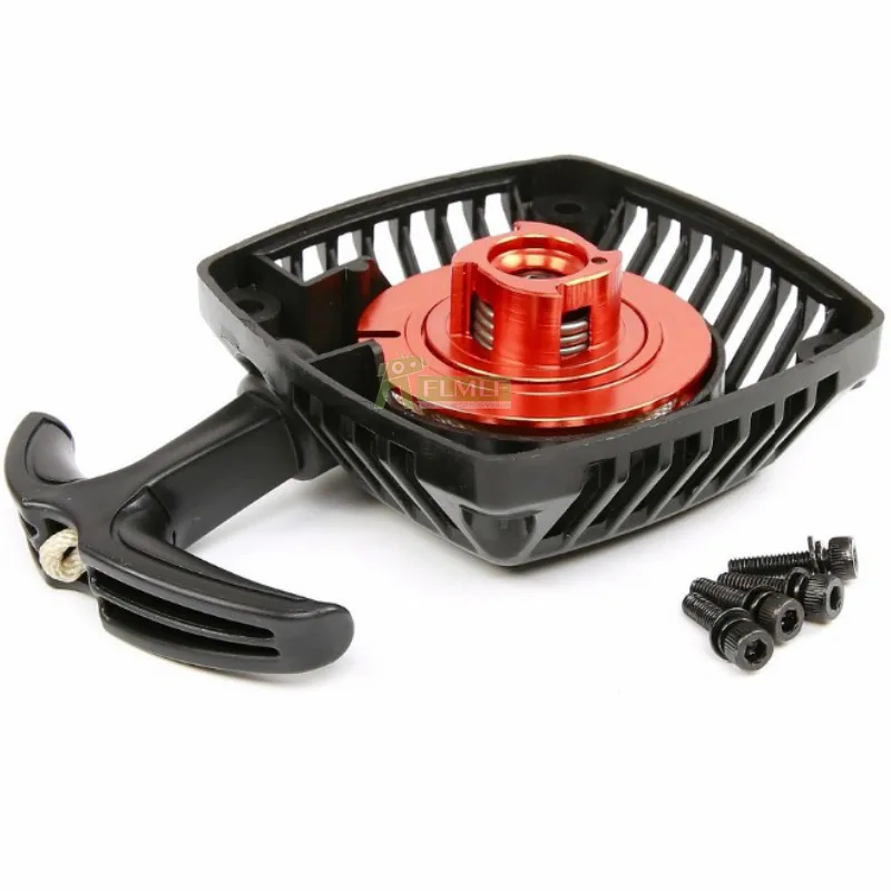 

Easy Pull Starter with CNC Turbine Fit for 1/5 HPI ROFUN Rovan KM BAJA Losi 5ive T FG GoPed RedCat