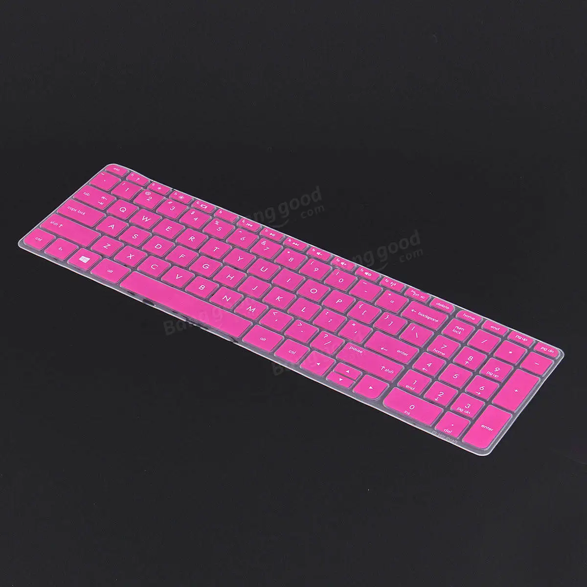 Transparent/Black/Blue/Purple/Rose Red Notebook Keyboard Protector Keyboard Cover for HP Pavilion 15