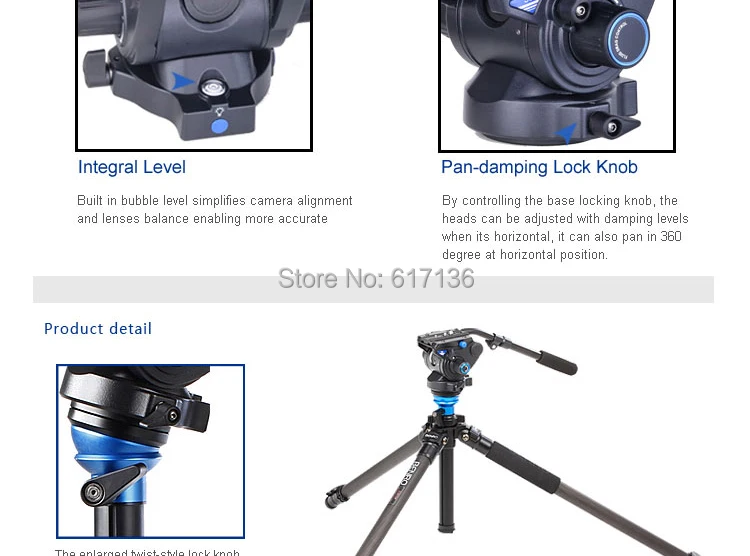 Benro C3573FS6 Tripod 04
