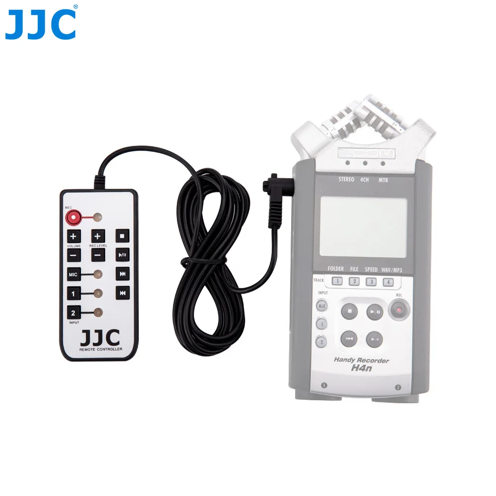 JJC Соединительный проволочный магнитофон дистанционного Управление для зум H4N/H6/H5 удобный запись Управление; Зумер