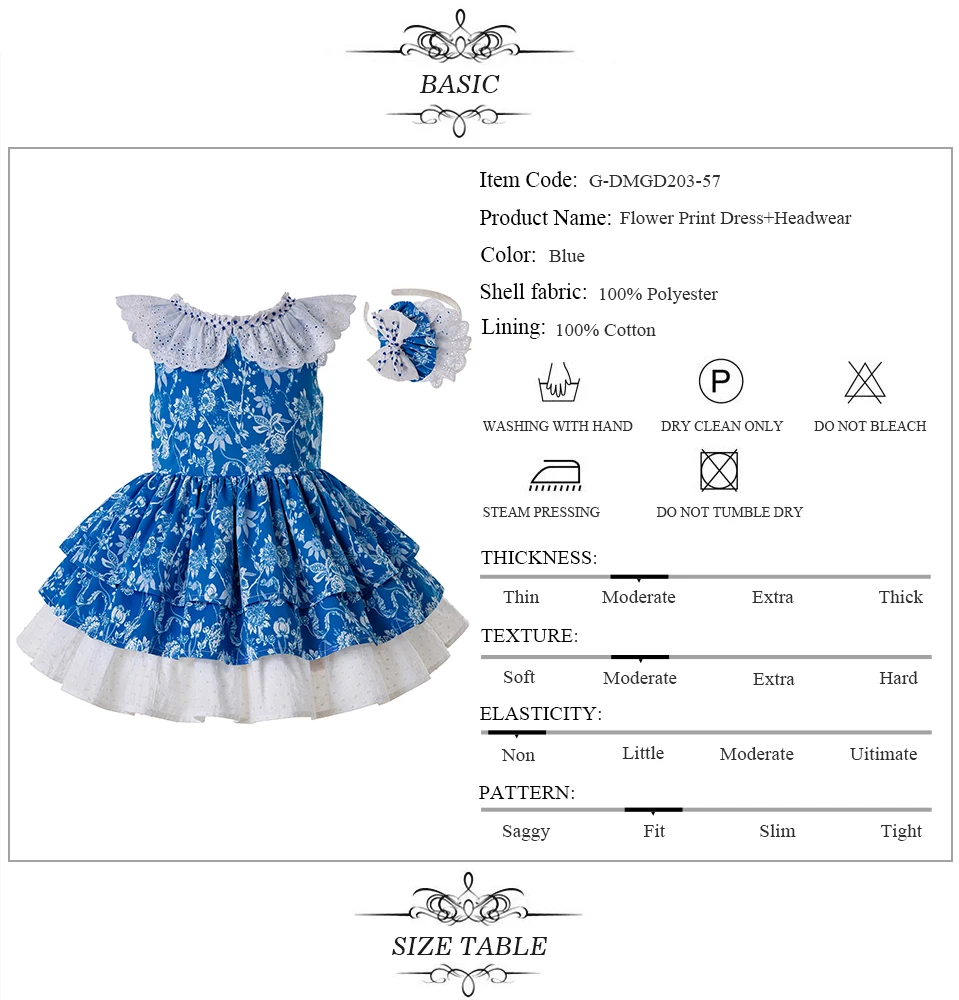 Pettigirl/новейшее Летнее нарядное От 2 до 12 лет; новейшее платье без рукавов с цветочным принтом для свадебной вечеринки для маленьких девочек; одежда для детей; G-DMGD203-57