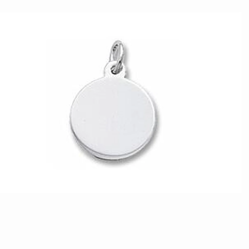 Wholesale Gold & Rhodium Plated Stamping Blanks Tags DIY Bracelet Charm