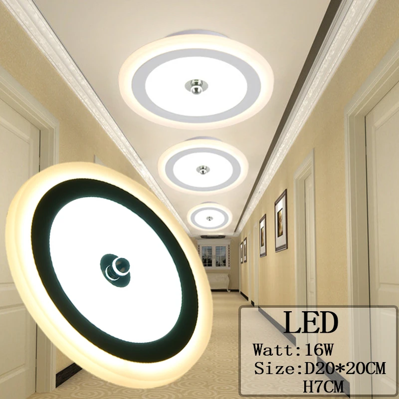 

YL LED Ceiling Light 16W+27W Round Square white+Warm White/Blue/Purple double color Led Ceiling Light Recessed Downlight