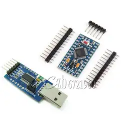 FT232RL USB к последовательному модуль адаптера + Pro Mini Atmega328 3,3 В 8 м