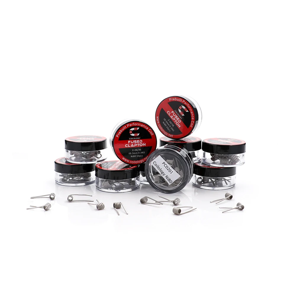 

Newest Coilology Fused Clapton High Density Ni80 Heating Resistance Wire for Electronic Cigarette RDA RBA RDTA