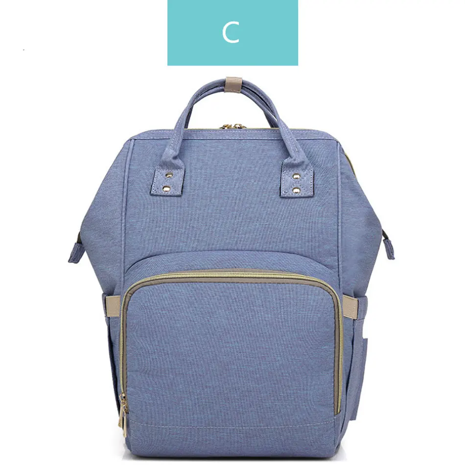 HappyFlute модная сумка для подгузников для мам и мам, большая сумка для кормления, дорожный рюкзак для коляски, Детская сумка, рюкзак для подгузников - Цвет: OUT15-C