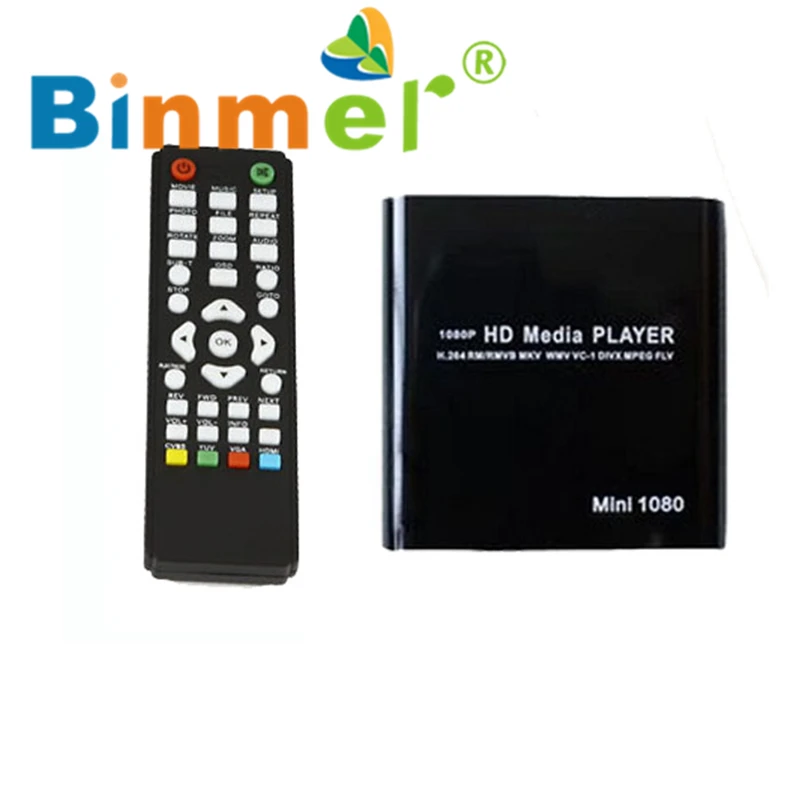 1080 P мини HDD Media Player MKV/H.264/rmvb HD с хостом USB/SD карты Reader_KXL0530