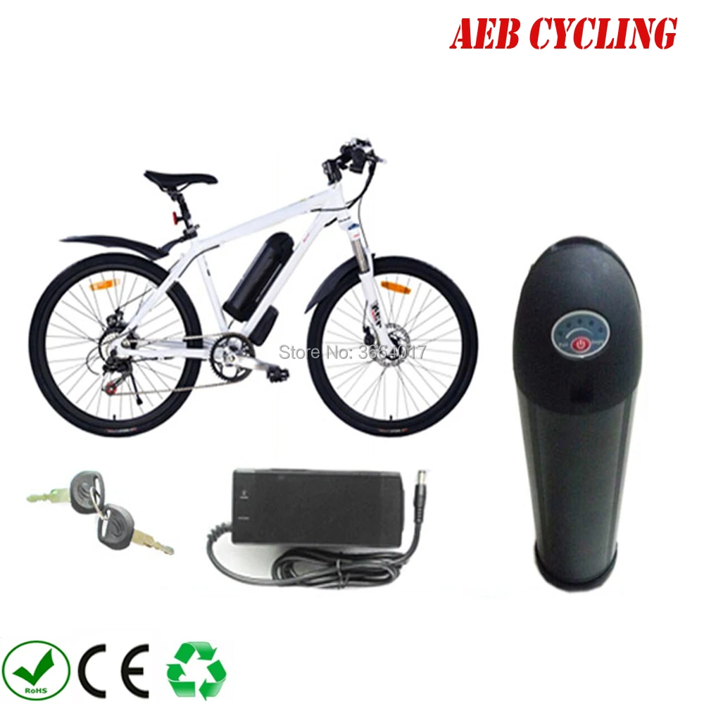Best High power china electric bike Li-ion 36V 11.6Ah bottle type down tube battery for fat tire bike city bike with charger 5