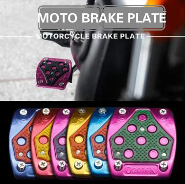 

Motorcycle Parts Universal Moto Bike After Pedaling Ankle Fit for Scooter Footrest Color Random Aluminium Iron MOTO Pedal