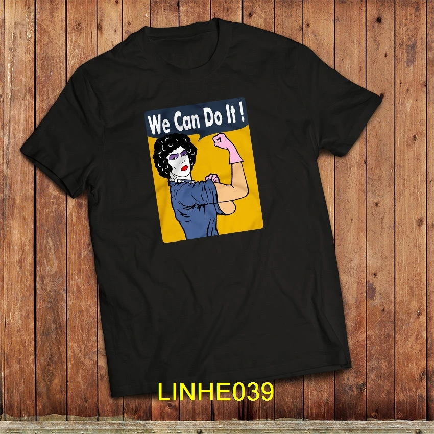 2019 Летняя мужская футболка, мы можем сделать это, Rocky Horror show mash up T-shirt, Dr Frank-N-Furter, iconic war custom made T-shirt