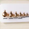 Rose Gold Jingle Bell Charms Metal Findings For Jewelry Making Supplies Diy Decoration Pendants Accessories ► Photo 3/3