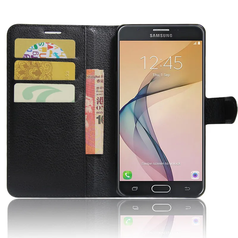 Для samsung Galaxy On7 простой кейс флип чехол для телефона из искусственной кожи Prime 2018