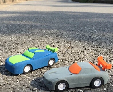 

New Arrival Racing Car Eraser Sports car eraser set professional school eraser Super cute eraser for your Kids