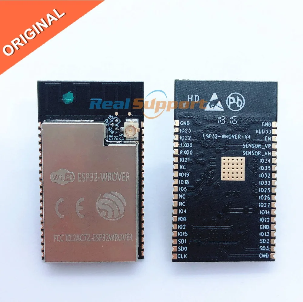 Запасной модуль ESP32 100 SMD ESP32-WROVER-I ESP32-D0WDQ6 в 8 Мб PSRAM 4 SPI IPEX антенный разъем 1 шт. |