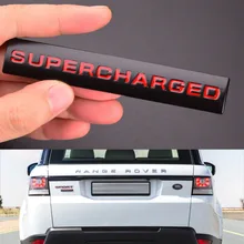 SUPERCHARGED Спортивная Автомобильная Наклейка металлическая эмблема авто значок наклейка для Supercharged Range Rover SPORT