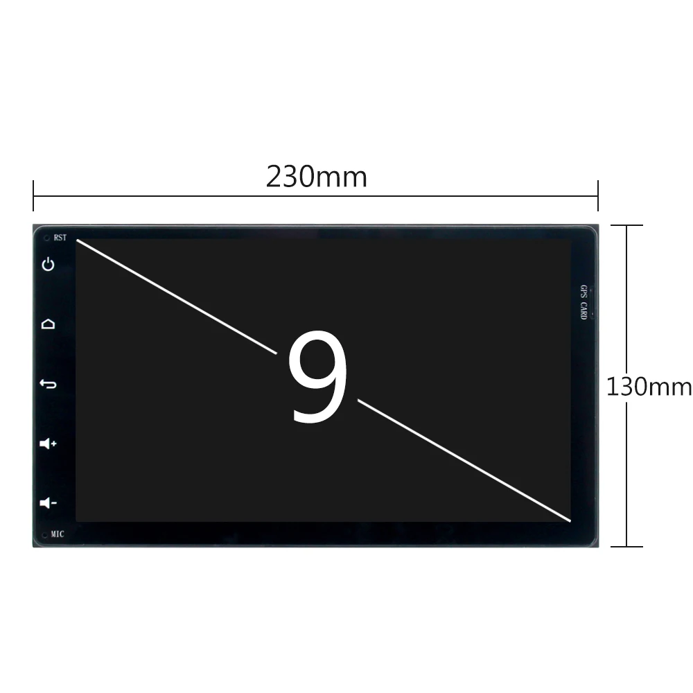 JSTMAX 9 ''Android 9,0 4G+ 64G ISP экран автомобиля Радио стерео плеер для Toyota corolla fortuner estima innova Prius gps