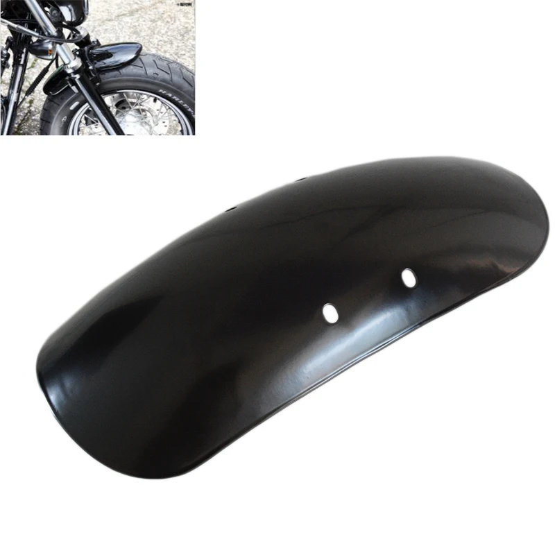 New Motorcycle Custom Black Short Front Fender For Harley Sportster Forty Eight XL1200X 2010 2017 16