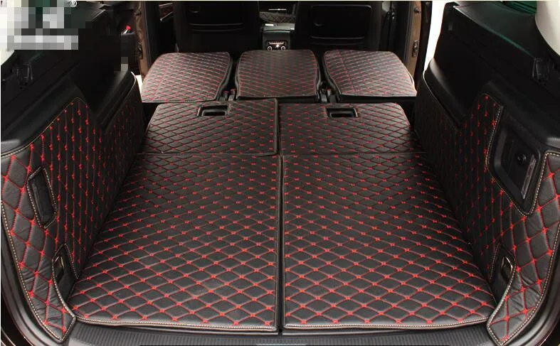 

High quality Special car trunk mats for Volkswagen Sharan 7 seats 2017-2012 durable cargo liner boot carpets for Sharan 2015