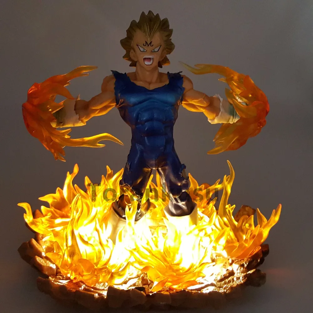 

Dragon Ball Z Vegeta Super Saiyan Led Power light Effect PVC Action Figures 160mm Anime Dragon Ball Super Vegeta DBZ figure Toy