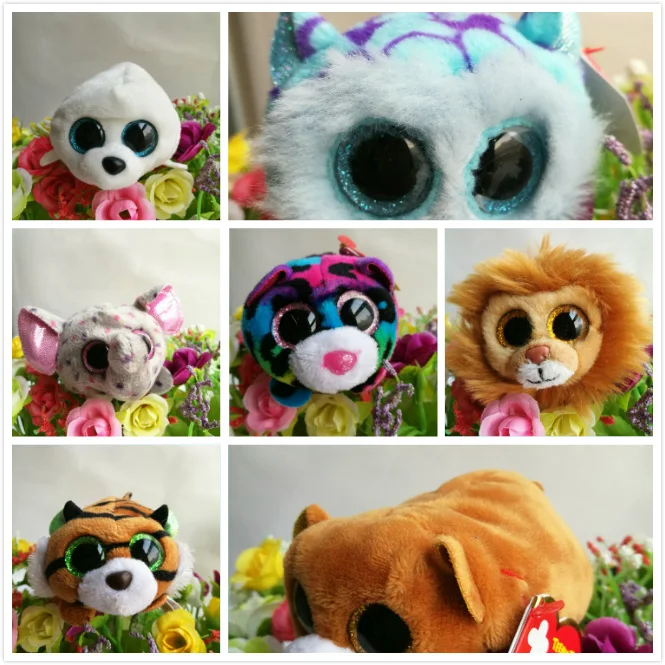 

TSUM 10cm TY Plush Toys floater dolphin olivia leopard JAILBREAK trunks elephant floral dog regal lion dotty leopard