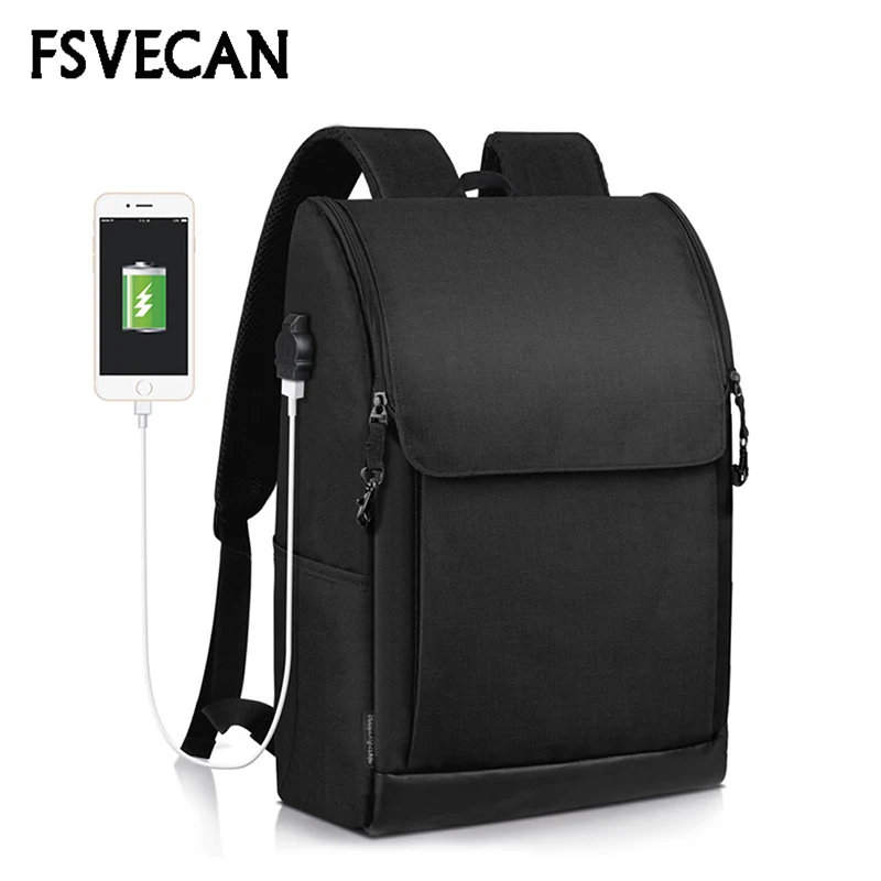 

Laptop Computer Usb Charging Simple Backpack New Arrival Teenagers Travel Waterproof Backpack Men Anti Thief Sac Mochilas Mujer