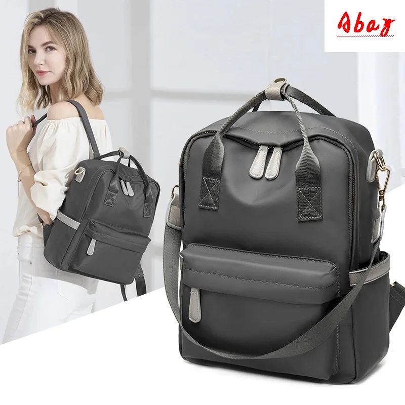 

Abay New women's shoulder bag 2019 summer new versatile large-capacity Oxford cloth anti-theft multi-purpose backpack travel bag