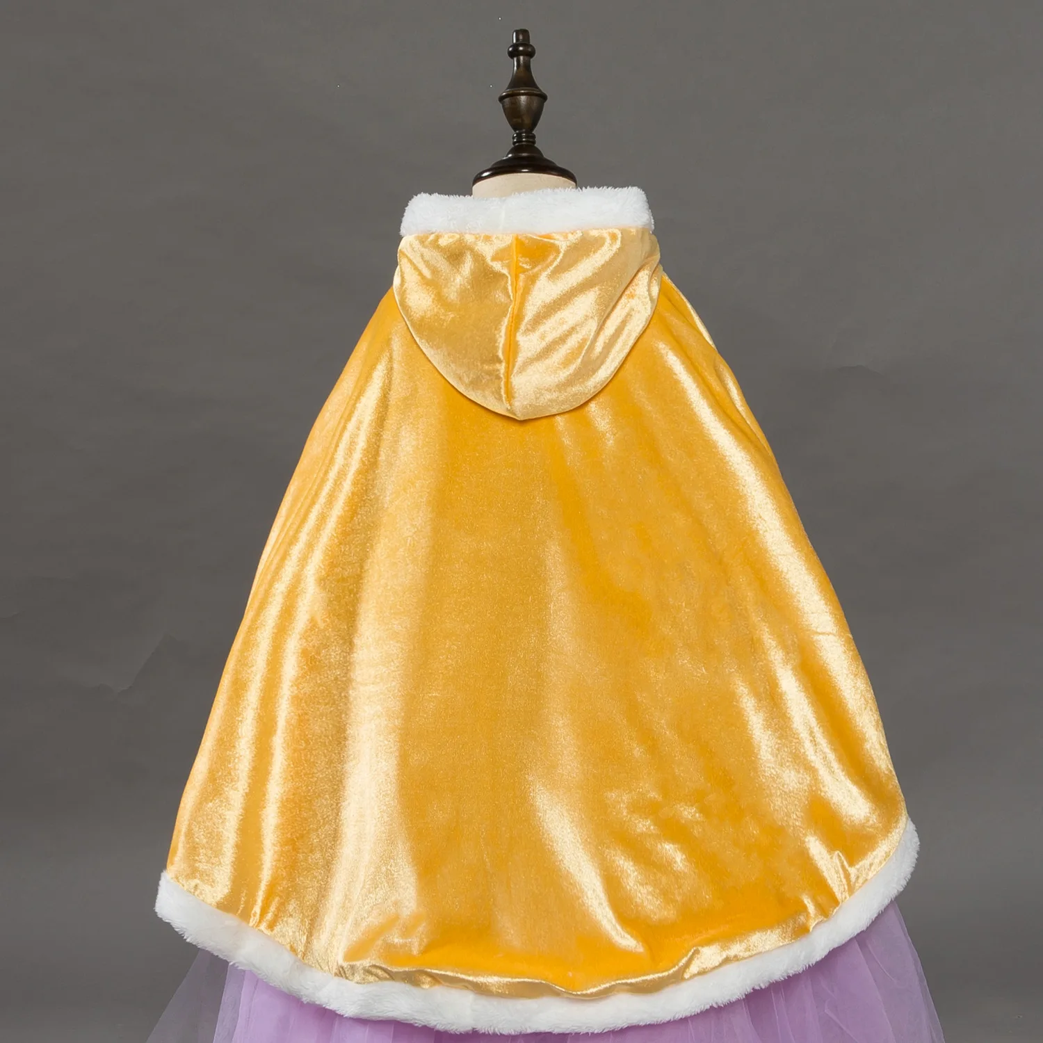 

Children Sleeping Beauty Belle Party Kids Carnival Cosplay Clothing for 2-10Yrs Girls Cape + Dress Up Costumes for Halloween
