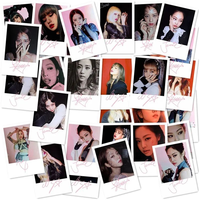 

Blackpink Mini Album Photocard Lisa Rose HD Lomo Photo Card Kill This Love Jennie Jisoo Collective Cards 40Pcs/Set