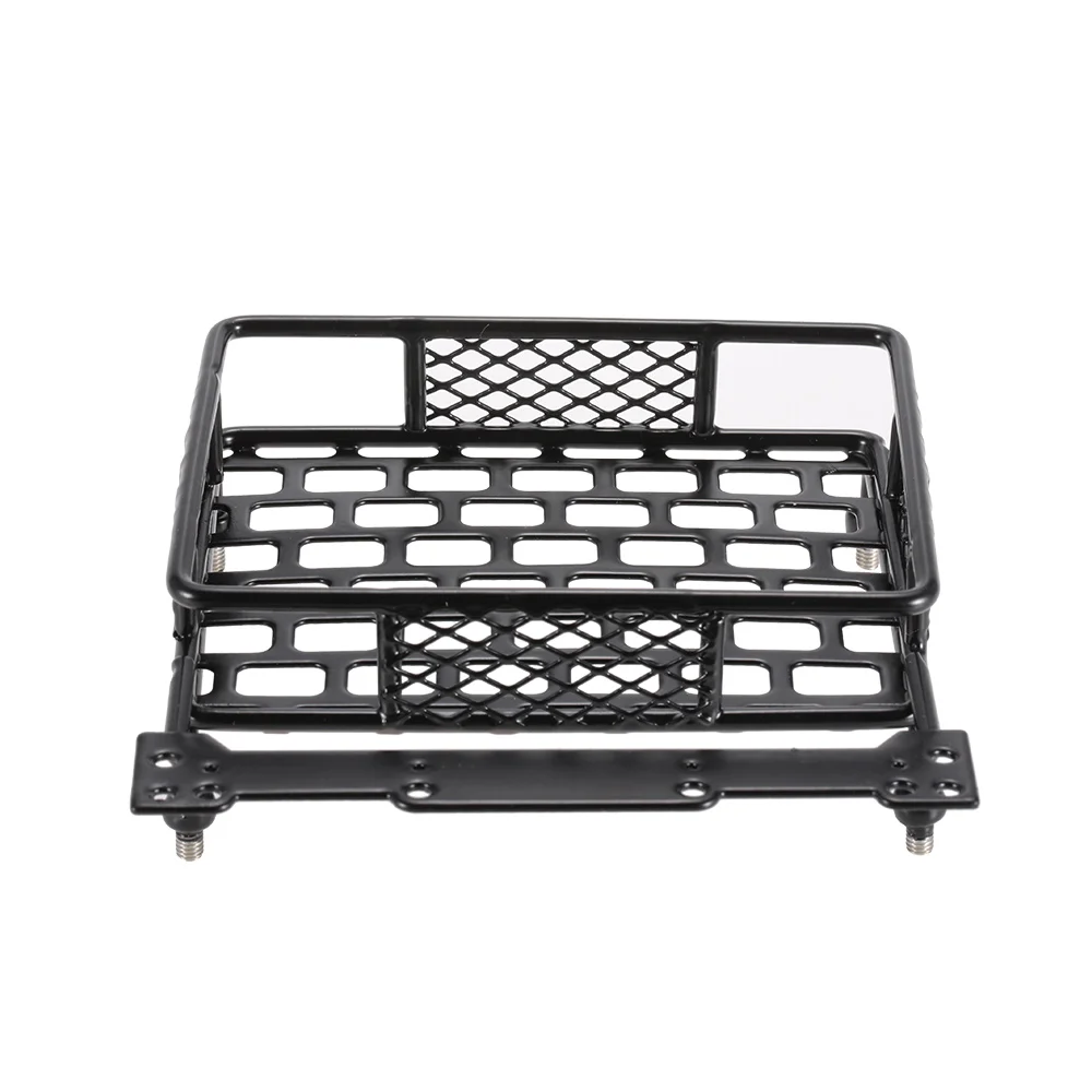 RC Rock Crawler Cars Roof Rack Luggage Carrier & LED Light Bar for RC Car 110 Truck TAMIYA CC01 CR01 AXIAL SCX10 RC4WD REDCAT (7)