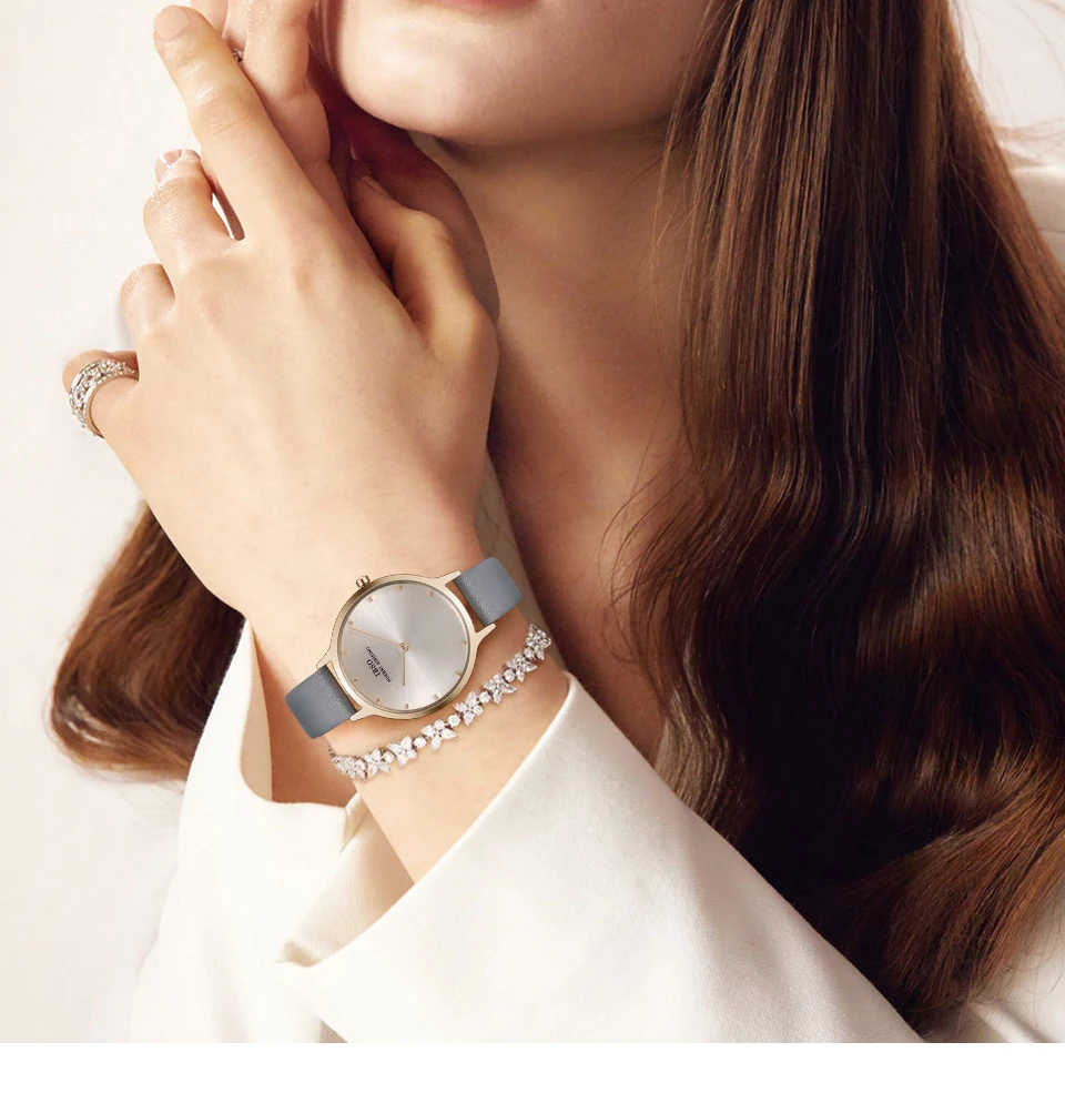IBSO, ультра-тонкие наручные часы для женщин, ремешок из натуральной кожи, кварцевые часы, высокое качество, женские модные часы, Relogio Feminino