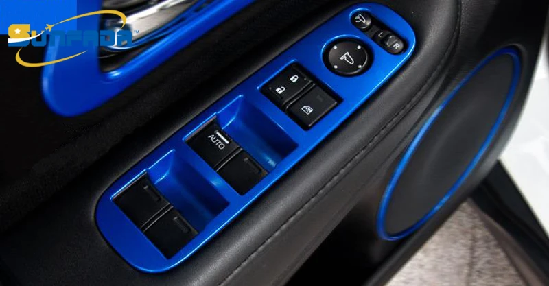 Us 25 99 Sunfada Lhd Chrome Paint Armrest Trim Interior Frame Decoration Auto Parts For Honda Vezel Hrv Hr V 2014 2015 2016 Car Styling In