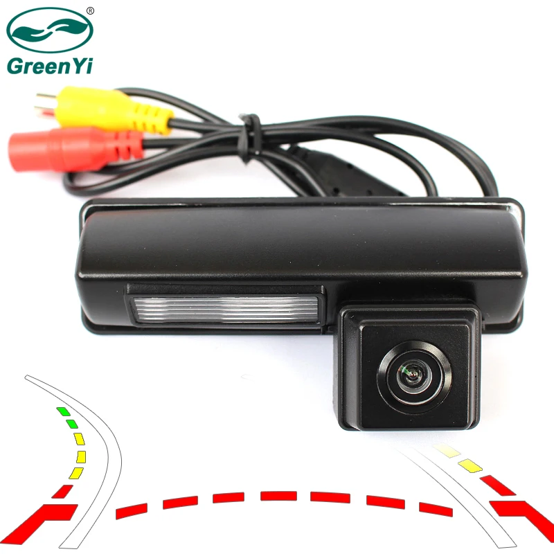 

GreenYi Trajectory Camera Fit for Toyota Camry Car Rear View Reverse Vehicle Backup Camera with Intelligent Dynamic Parking Line