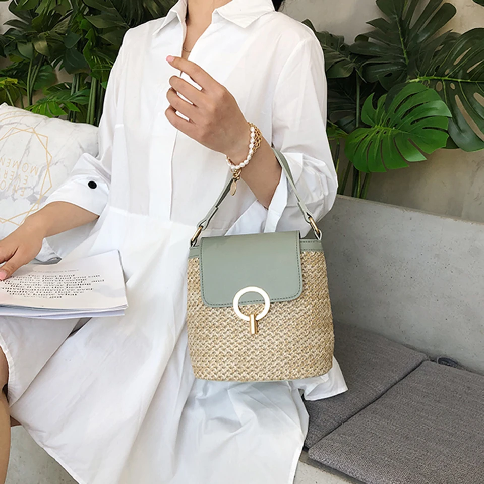 Straw Bucket Bag (17)