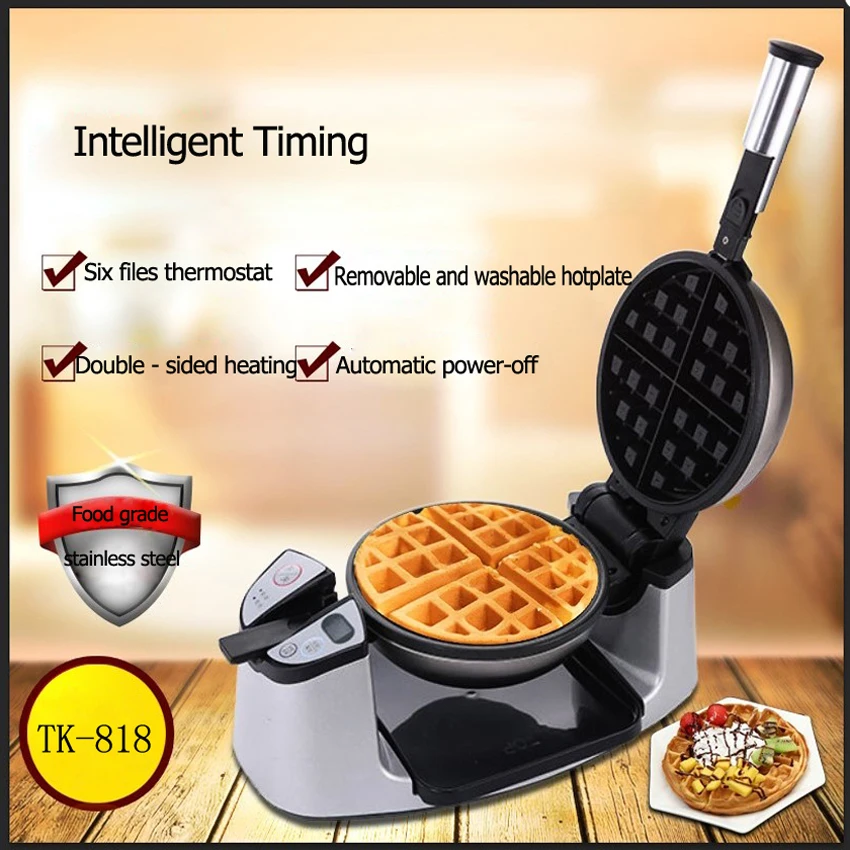 1PC Non stick coating TK 818 double side heating Electric Rotary Egg