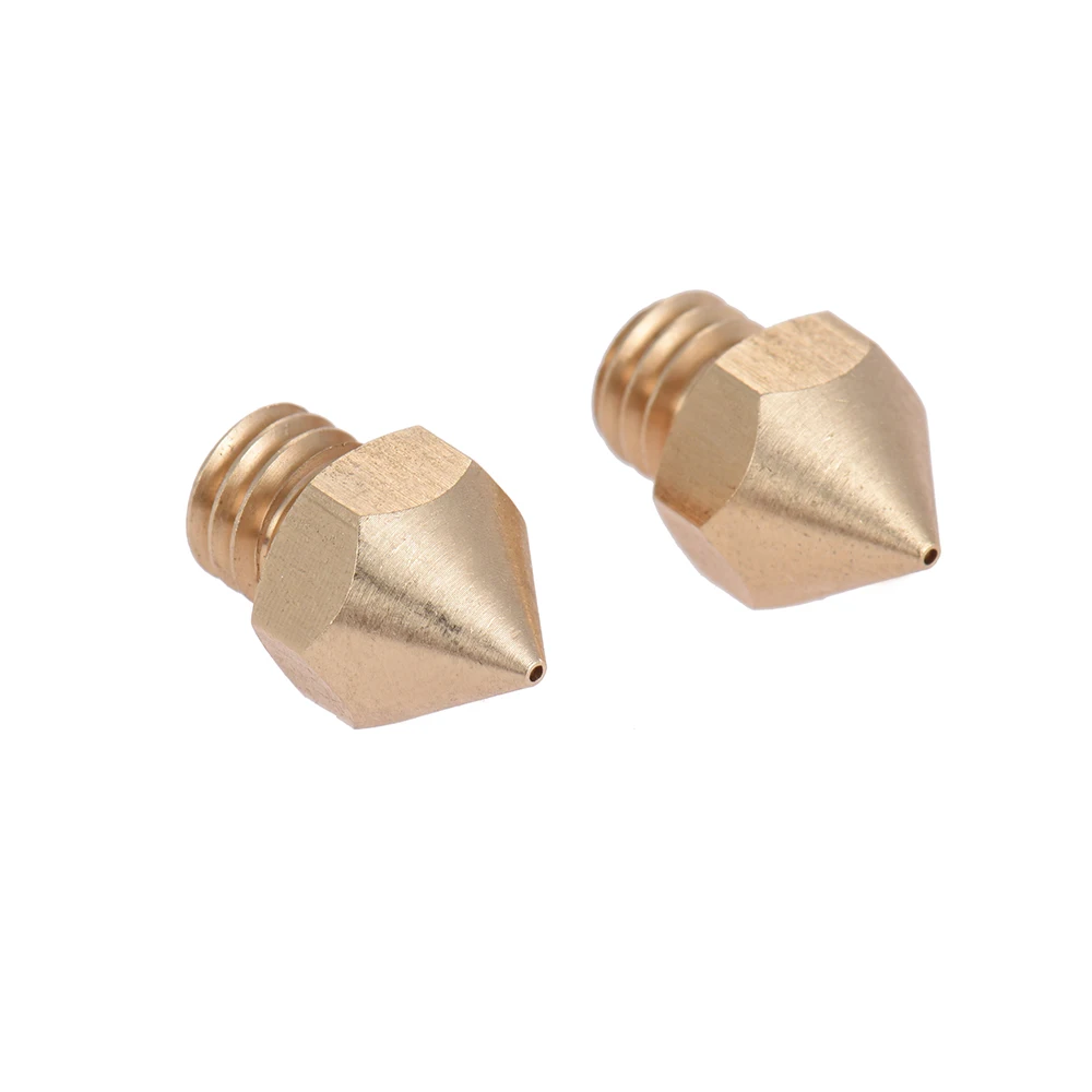 

2pcs Brass Nozzle Extruder 3D Printer Head 0.2mm Output for 1.75mm ABS PLA Filament for Makerbot Anet i3 For 3D Printing