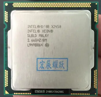 

Intel Xeon PC Processor X3450 Quad-Core (8M Cache, 2.66GHz)) LGA1156 CPU 100% working properly Desktop Processor