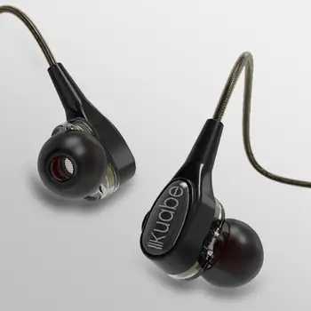 

Kuabe s600 HIFI Heavy Bass Sport Earbuds Wired In-ear Earphones with Mircophone