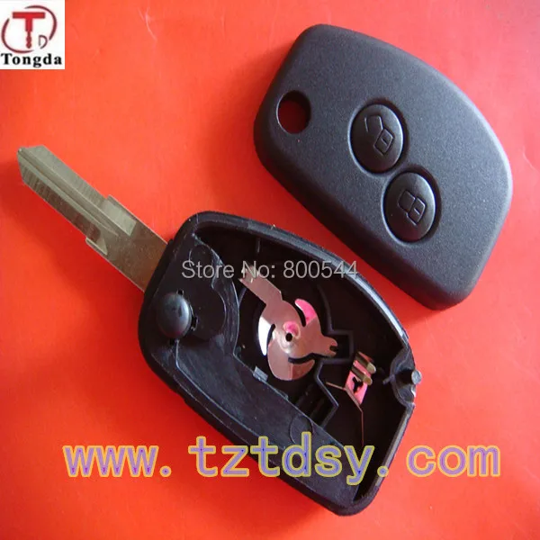 New ARRIVAL High Qaulity modified key shell 2 button VAc102 balde fit for RENAULT Clio DACIA Logan Sandero Key Case Fob | Автомобили и